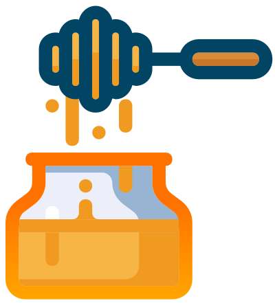Honey jar clipart