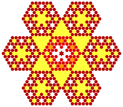 Honeycomb flakes clipart