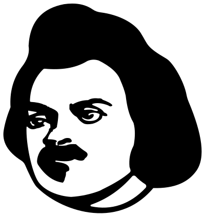 Honore De Balzac By Vallotton clipart