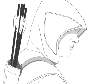 Hooded Assassin clipart
