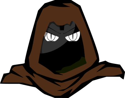 Hooded Cartoon Character II clipart