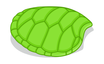 Hoof of Green Turtle clipart