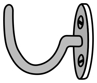 Hook - coloured clipart