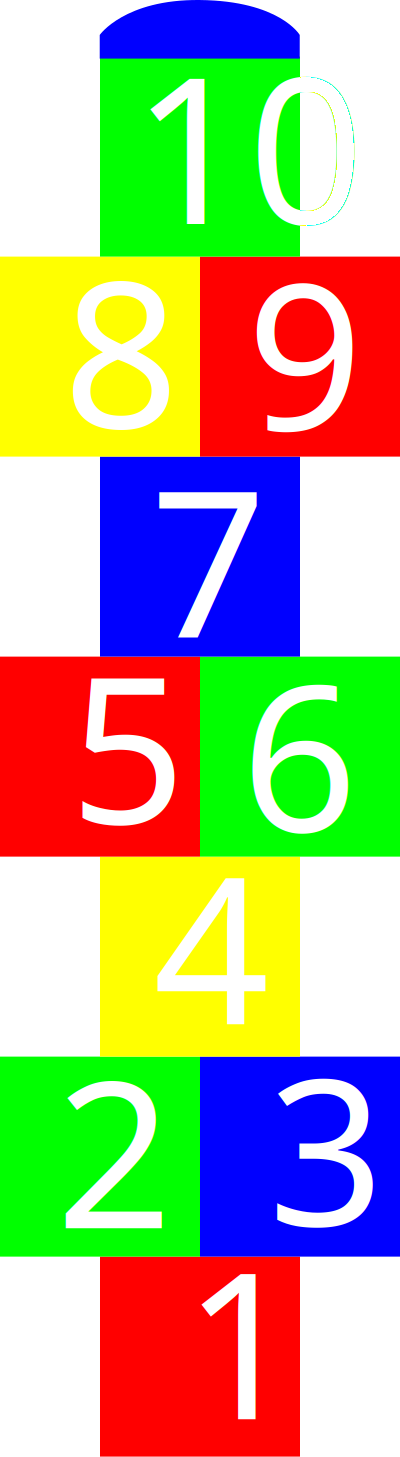 Hopscotch clipart