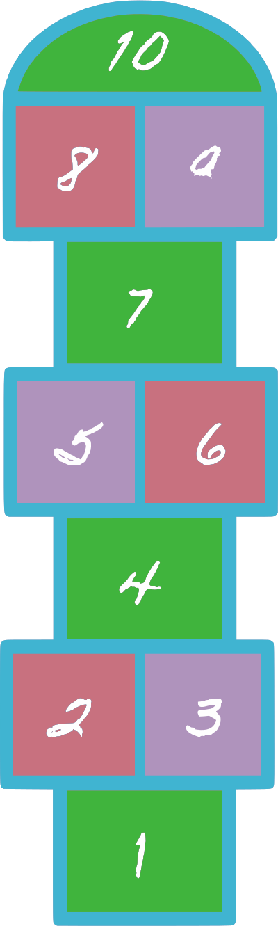 Hopscotch clipart