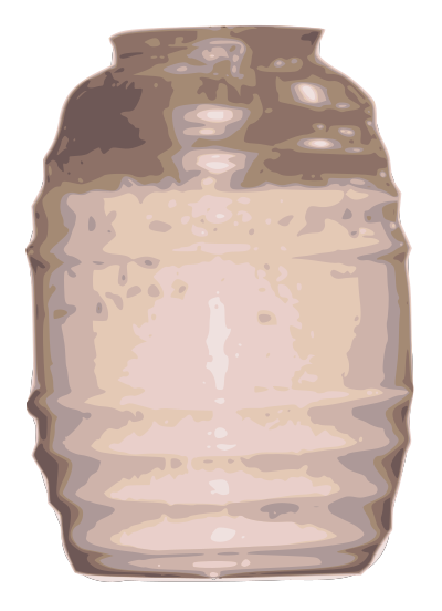 Horchata jar clipart