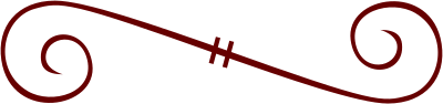 Horizontal Ornamental Scroll Rule clipart