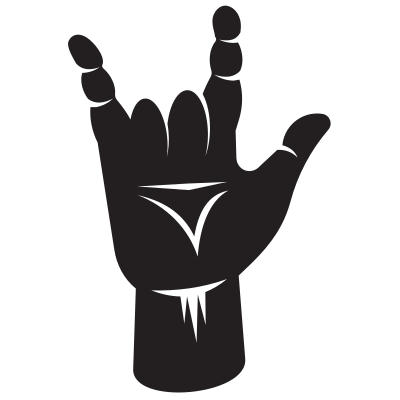 Horns gesture clipart
