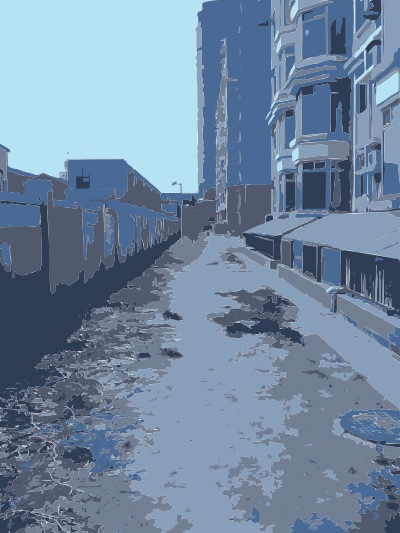 Horrible Walk in Caochangdi clipart