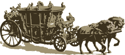 Horse and Carriage clipart