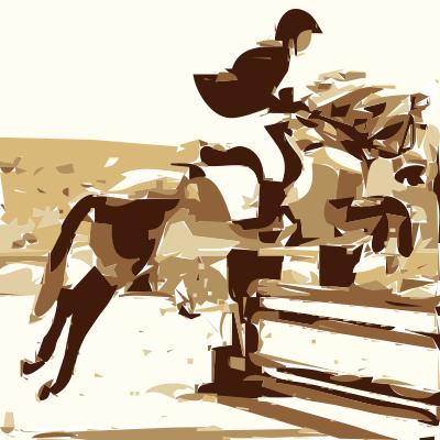 Horse-riding clipart