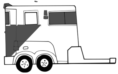 Horse Trailer clipart