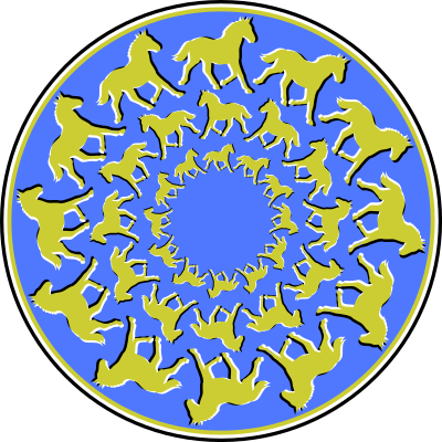 Horses clipart