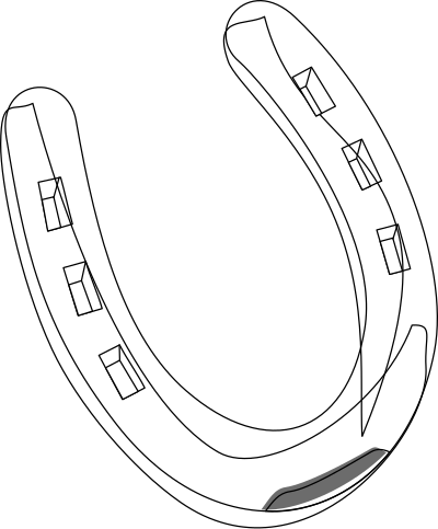 Horseshoe clipart