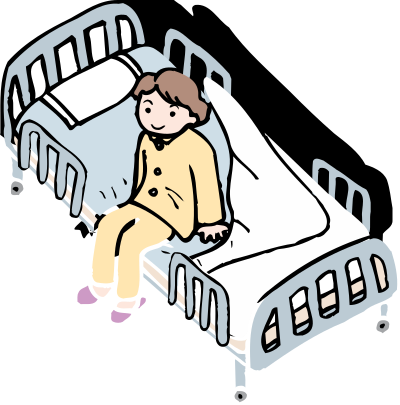 Hospital Bed clipart