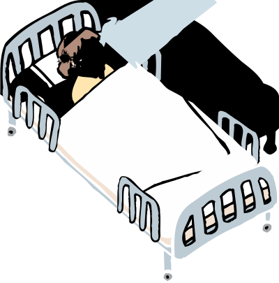 Hospital Bed - Patient Remix clipart