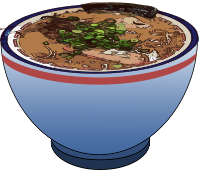Hot Bowl of Ramen clipart