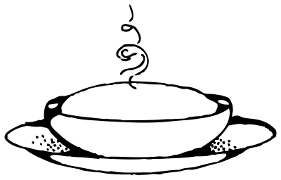 Hot Breakfast Bowl clipart