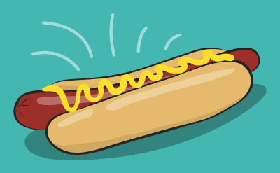 Hot Dog (#1) clipart