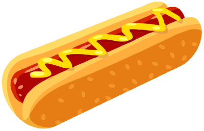 Hot Dog (#2) clipart