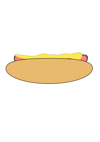 Hot Dog clipart