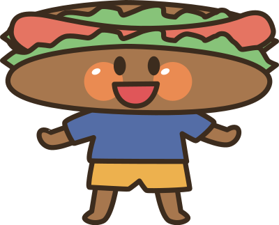 Hot dog Head clipart