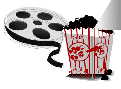 Hot POPcorn And A Movie! Remix clipart