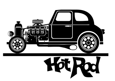 Hot rod clipart