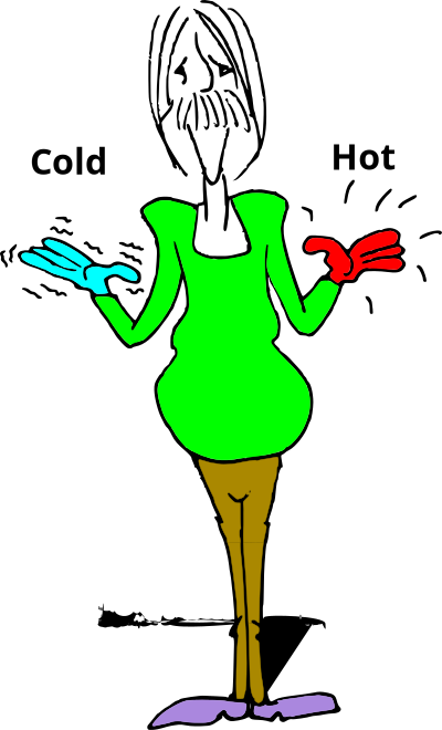 Hot Vs. Cold clipart