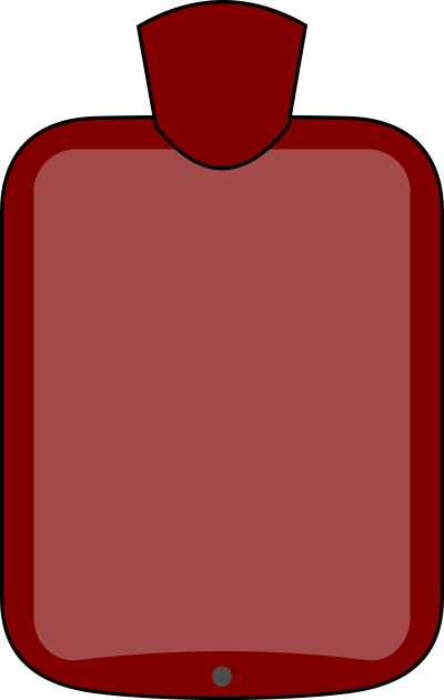 Hot water bottle clipart