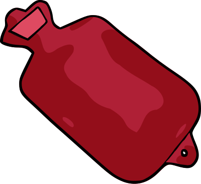 Hot water bottle clipart