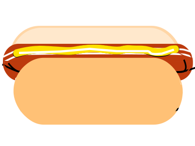 hotDog clipart