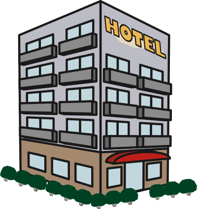 Hotel Building clipart