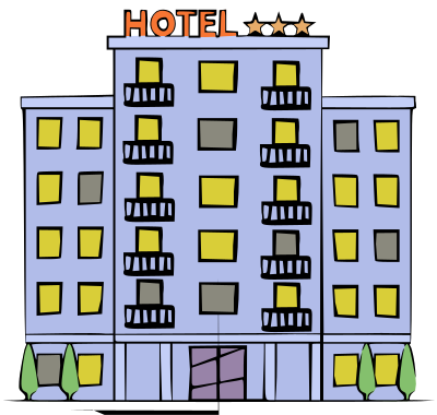 Hotel - Colour clipart