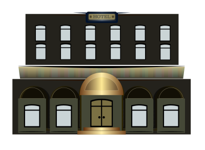 Hotel Front clipart