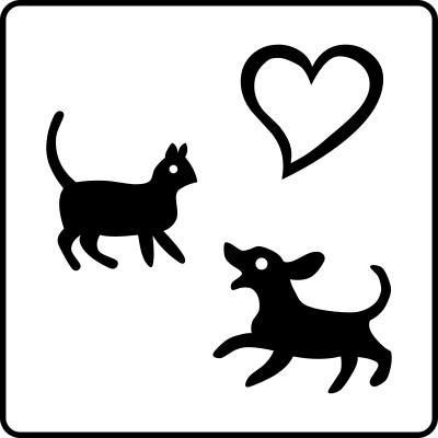 Hotel Icon Allows Pets clipart