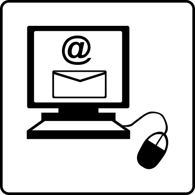 Hotel Icon Has Email clipart