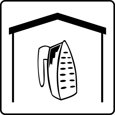 Hotel Icon Has Iron In Room clipart