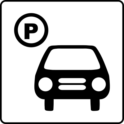 Hotel Icon Has Parking clipart