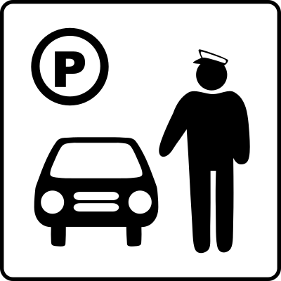 Hotel Icon Has Parking Attendant clipart