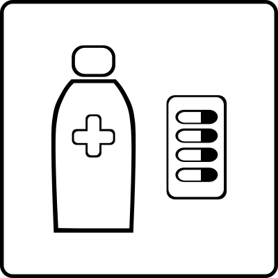 Hotel Icon Has Pharmacy clipart
