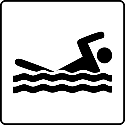 Hotel Icon Has Pool clipart