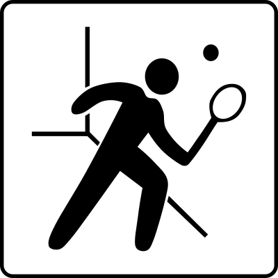 Hotel Icon Has Squash Court clipart