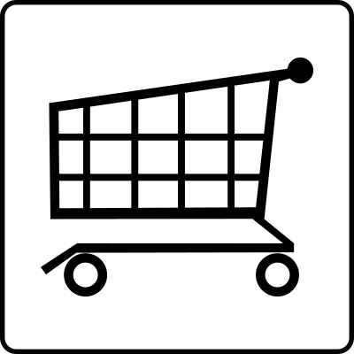 Hotel Icon Near Shopping clipart