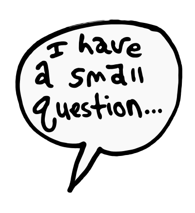 I have a small question clipart