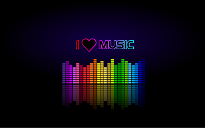 I LOVE MUSIC (Wallpaper) clipart