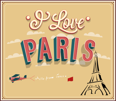 I love Paris clipart