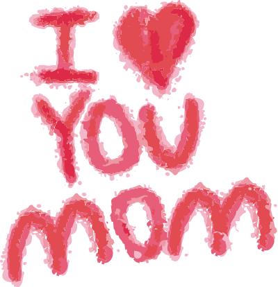 I Love You Mom clipart