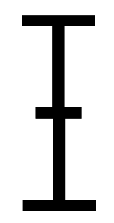 Ibeam text cursor clipart