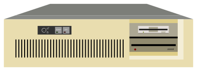 IBM PC AT clipart